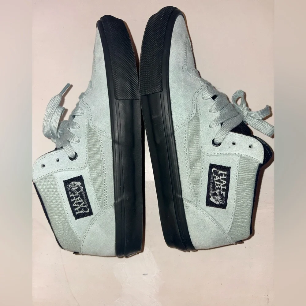 Vans Half Cab Skate Shoes in Gray/Olive Men’s 11 - Picture 4 of 9